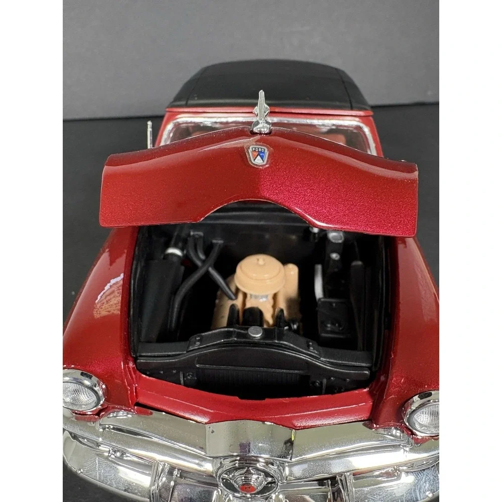 Maisto 1950 Ford Coupe 1:18 Diecast Red Black NO BOX
